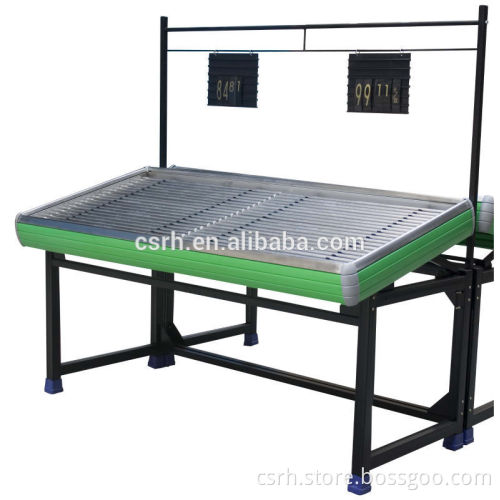 Cheap Price SECC Base Supermarket Fruit Vegetable Display Shelf